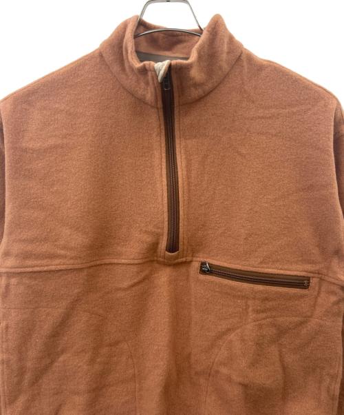 axesquin（アクシーズクイン）AXESQUIN Moonlightgear (ムーンライトギア) AXESQUIN 　Moonlightgear 　WOOL FLEECE PULLOVER 軽Edition　トレッキングウェア(フリース) ブラウン サイズ:S/Mの古着・服飾アイテム