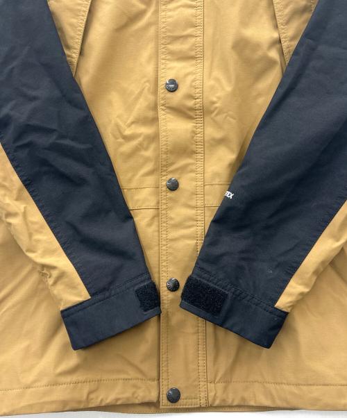 THE NORTH FACE（ザ ノース フェイス）THE NORTH FACE (ザ ノース フェイス) THE NORTH FACE　マウンテンライトジャケット ブラウン×ブラック サイズ:Ｍの古着・服飾アイテム
