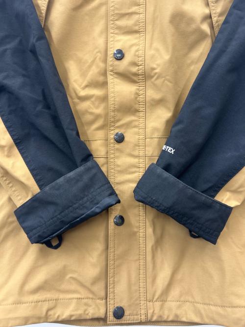 THE NORTH FACE（ザ ノース フェイス）THE NORTH FACE (ザ ノース フェイス) THE NORTH FACE　マウンテンライトジャケット ブラウン×ブラック サイズ:Ｍの古着・服飾アイテム