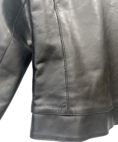 花山（ハナヤマ）花山 (ハナヤマ) 花山　レザージャケット ブラック サイズ:Mの古着・服飾アイテム