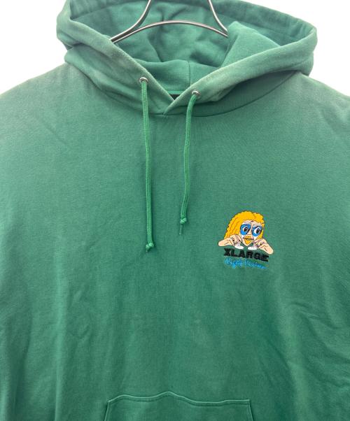 X-LARGE（エクストララージ）X-LARGE (エクストララージ) パーカー グリーン サイズ:XLの古着・服飾アイテム