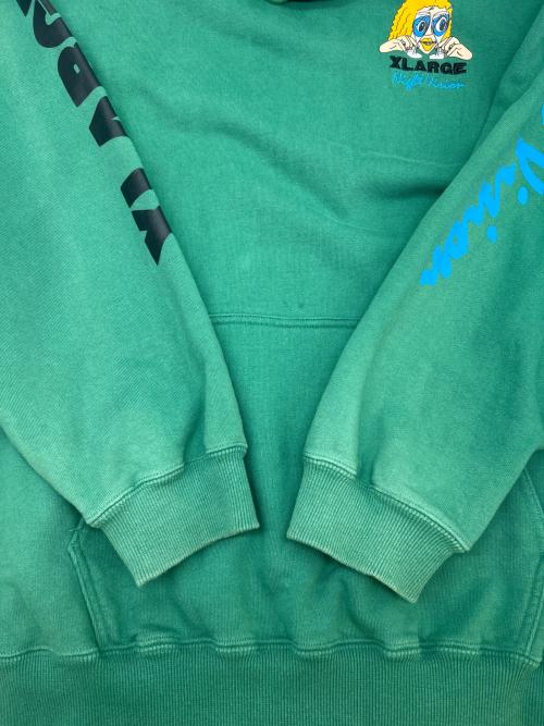 X-LARGE（エクストララージ）X-LARGE (エクストララージ) パーカー グリーン サイズ:XLの古着・服飾アイテム