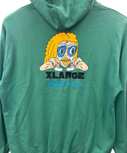 X-LARGE（エクストララージ）X-LARGE (エクストララージ) パーカー グリーン サイズ:XLの古着・服飾アイテム