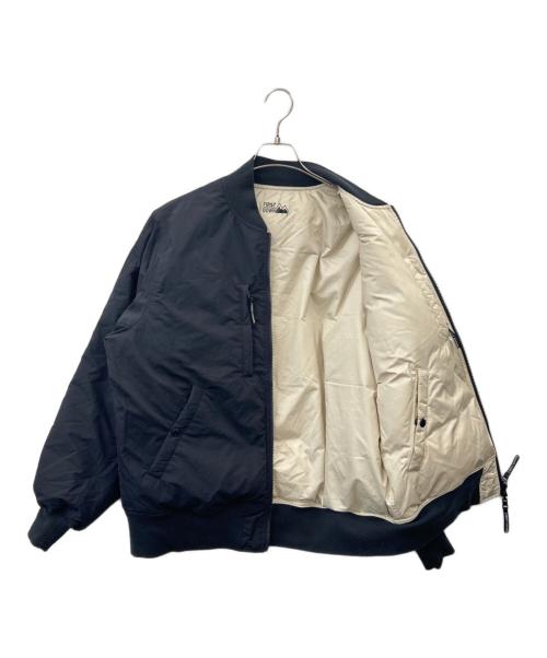 FIRST DOWN（ファーストダウン）FIRST DOWN (ファーストダウン) FIRST DOWN　リバーシブルダウンジャケット ブラック サイズ:Ｍの古着・服飾アイテム