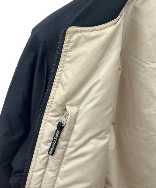 FIRST DOWN（ファーストダウン）FIRST DOWN (ファーストダウン) FIRST DOWN　リバーシブルダウンジャケット ブラック サイズ:Ｍの古着・服飾アイテム