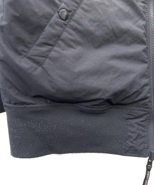 FIRST DOWN（ファーストダウン）FIRST DOWN (ファーストダウン) FIRST DOWN　リバーシブルダウンジャケット ブラック サイズ:Ｍの古着・服飾アイテム