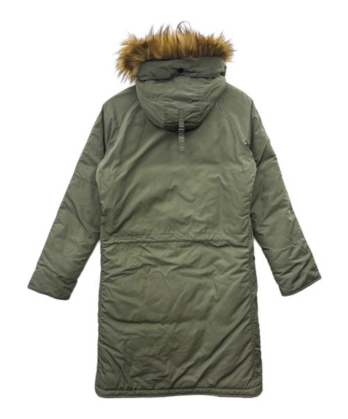 ALPHA INDUSTRIES（アルファインダストリーズ）ALPHA INDUSTRIES (アルファインダストリーズ) SENSE OF PLACE (センスオブプレイス) ALPHA INDUSTRIES　SENSE OF PLACE　モッズコート グリーン サイズ:MEDIUMの古着・服飾アイテム