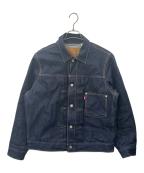 LEVI'S PReMIUM×JOURNAL STANDARDリーバイス プレミアム×ジャーナルスタンダード）の古着「LEVI'S PReMIUM 　JOURNAL STANDARD 　1stTYPEデニムジャケット」｜ネイビー