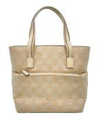 GUCCIグッチ）の古着「GUCCI　GG　ミニハンドバッグ」｜ベージュ