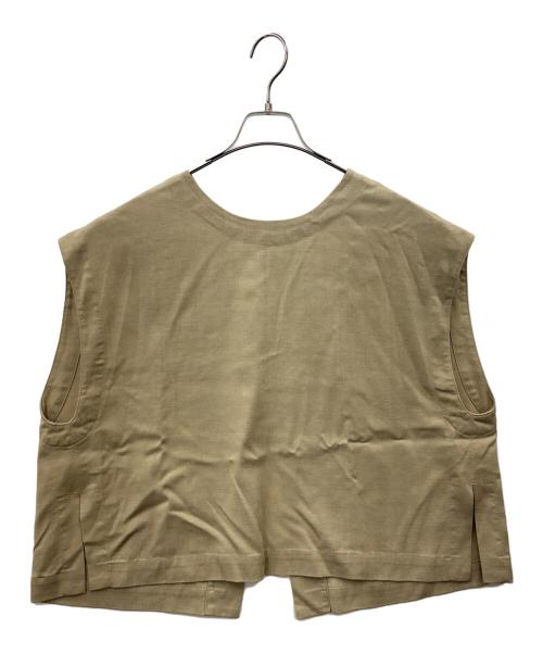 BEARDSLEY（ビアズリー）BEARDSLEY (ビアズリー) BEARDSLEY　ショートベスト ベージュ サイズ:1の古着・服飾アイテム