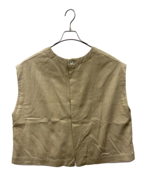 BEARDSLEY（ビアズリー）BEARDSLEY (ビアズリー) BEARDSLEY　ショートベスト ベージュ サイズ:1の古着・服飾アイテム