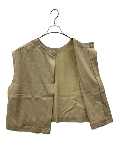BEARDSLEY（ビアズリー）BEARDSLEY (ビアズリー) BEARDSLEY　ショートベスト ベージュ サイズ:1の古着・服飾アイテム