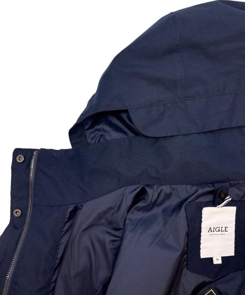 AIGLE（エーグル）AIGLE (エーグル) AIGLE　フーデッドジャケット ネイビー サイズ:36の古着・服飾アイテム