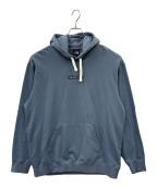 THE NORTH FACEザ ノース フェイス）の古着「THE NORTH FACE　ボックスロゴフーディー　パーカー」｜ブルー