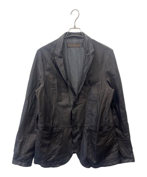NEIL BARRETT（ニールバレット）NEIL BARRETT (ニールバレット) NEIL BARRETT　レザージャケット ブラック サイズ:Lの古着・服飾アイテム