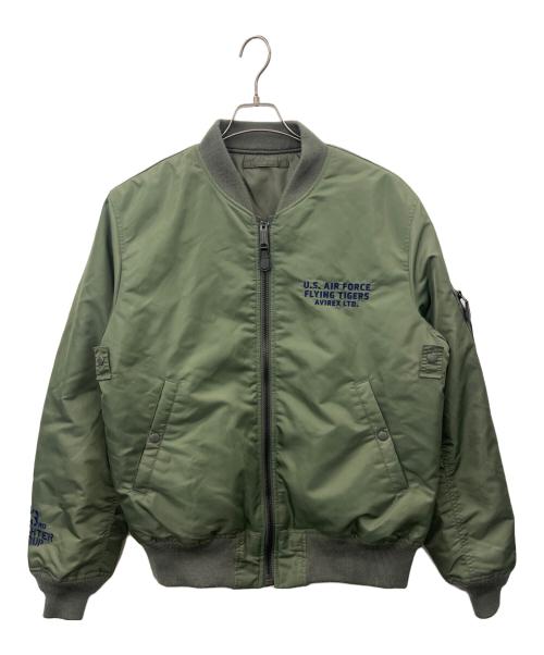 AVIREX（アヴィレックス）AVIREX (アヴィレックス) AVIREX 　MA-1ジャケット カーキ サイズ:2XLの古着・服飾アイテム
