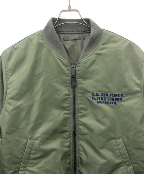 AVIREX（アヴィレックス）AVIREX (アヴィレックス) AVIREX 　MA-1ジャケット カーキ サイズ:2XLの古着・服飾アイテム