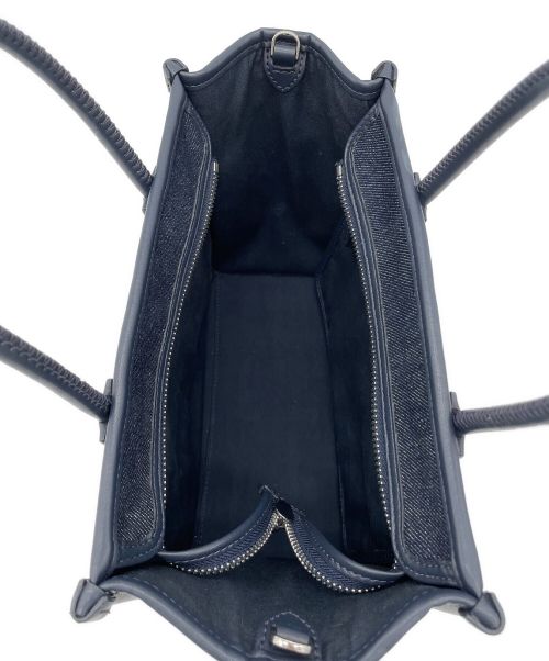 Kate Spade（ケイトスペード）Kate Spade (ケイトスペード) 2WAYトートバッグ インディゴの古着・服飾アイテム