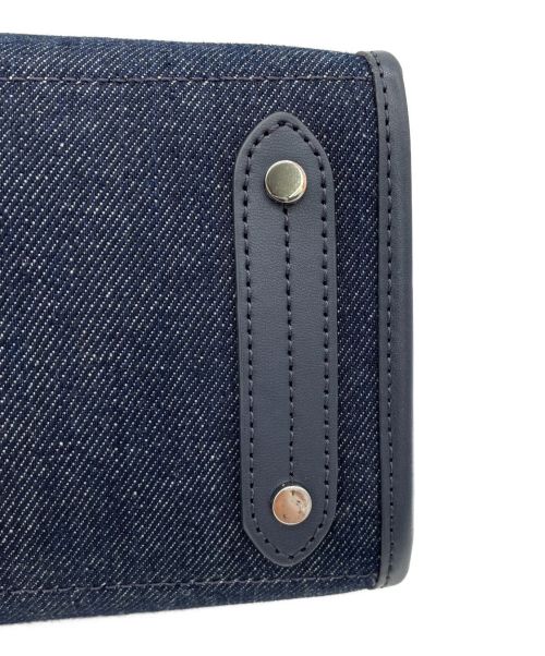 Kate Spade（ケイトスペード）Kate Spade (ケイトスペード) 2WAYトートバッグ インディゴの古着・服飾アイテム