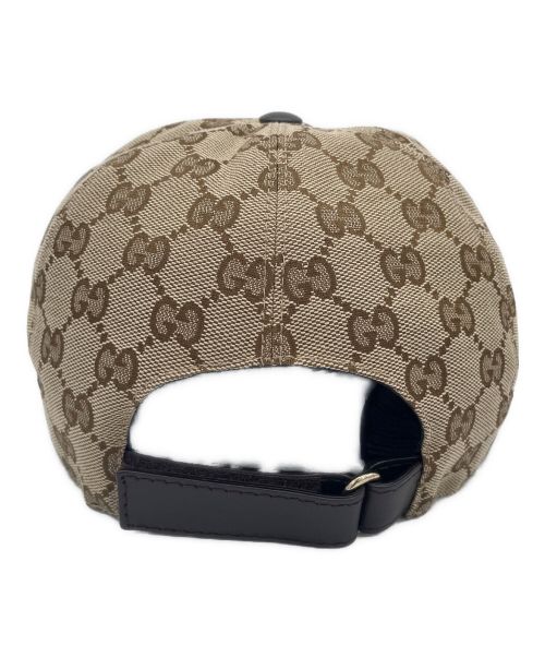 GUCCI（グッチ）GUCCI (グッチ) オリジナルGGキャンバス ベースボールキャップ サイズ:L 未使用品の古着・服飾アイテム