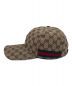 GUCCI (グッチ) オリジナルGGキャンバス ベースボールキャップ サイズ:L 未使用品：35000円