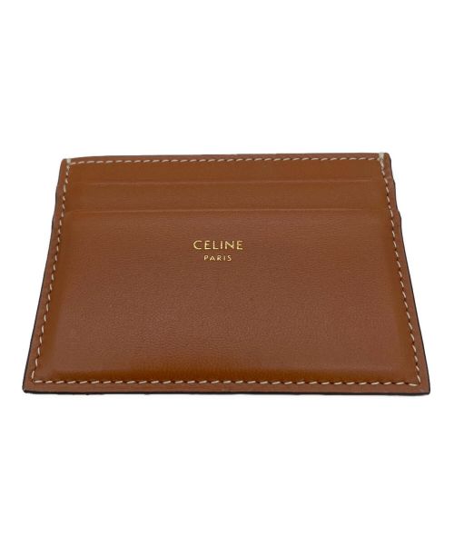 CELINE（セリーヌ）CELINE (セリーヌ) コンパクトウォレット ブラック×ブラウンの古着・服飾アイテム