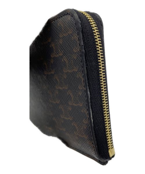 CELINE（セリーヌ）CELINE (セリーヌ) コンパクトウォレット ブラック×ブラウンの古着・服飾アイテム