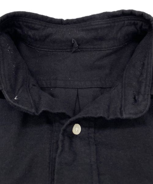 MOUNTAIN RESEARCH（マウンテンリサーチ）MOUNTAIN RESEARCH (マウンテンリサーチ) アニマル柄刺繍ボタンダウンプルオーバーシャツ ブラック サイズ:Lの古着・服飾アイテム