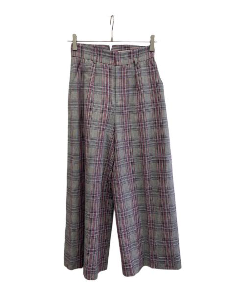 ANAYI（アナイ）ANAYI (アナイ) タックパンツ グレー サイズ:36の古着・服飾アイテム