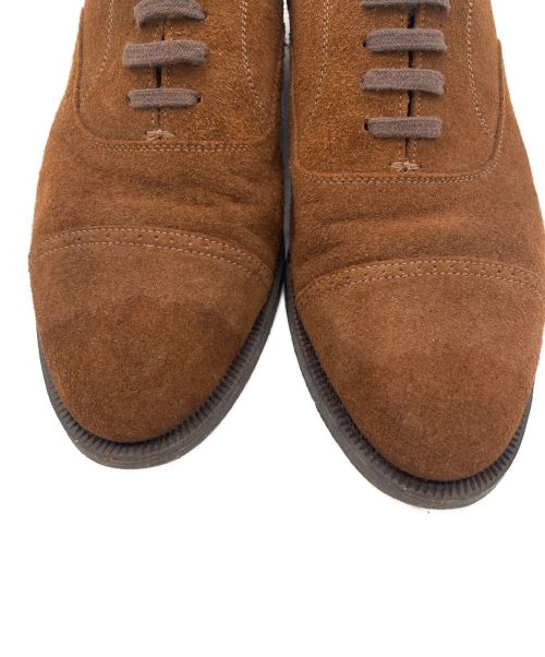 Burberry's（バーバリーズ）Burberry's (バーバリーズ) ストレートチップシューズ ブラウン サイズ:25EEの古着・服飾アイテム