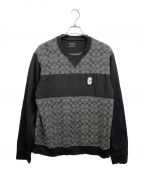 COACHコーチ）の古着「シグネチャー クルーネック スウェット」｜グレー