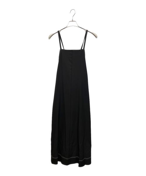URBAN RESEARCH（アーバンリサーチ）URBAN RESEARCH (アーバンリサーチ) 配色ステッチキャミワンピース ブラック サイズ:Freeの古着・服飾アイテム