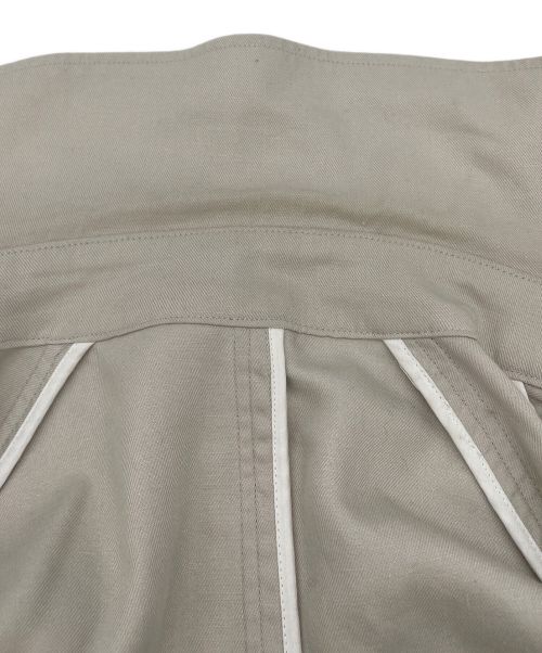 Name.（ネーム）Name. (ネーム) DRAWSTRINGS TRENCH COAT ベージュの古着・服飾アイテム