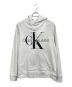 Calvin Klein（カルバンクライン）の古着「ロゴパーカー」｜ホワイト