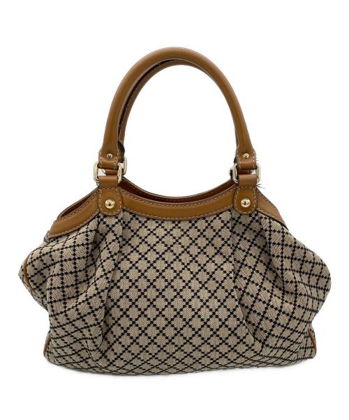GUCCI（グッチ）GUCCI (グッチ) ハンドバッグ ブラウンの古着・服飾アイテム