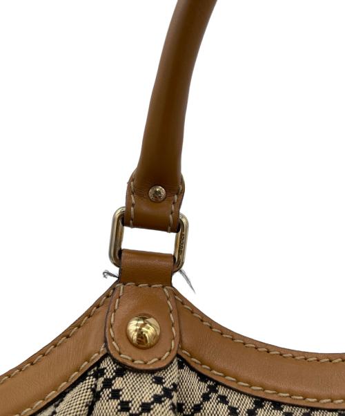 GUCCI（グッチ）GUCCI (グッチ) ハンドバッグ ブラウンの古着・服飾アイテム