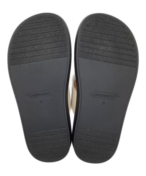 Caminando（カミナンド）Caminando (カミナンド) サンダル ベージュ サイズ:SIZE8の古着・服飾アイテム