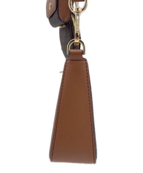 MICHAEL KORS（マイケル・コース）MICHAEL KORS (マイケルコース) ショルダーバッグ ブラウンの古着・服飾アイテム