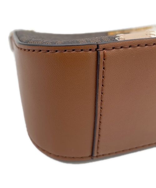 MICHAEL KORS（マイケル・コース）MICHAEL KORS (マイケルコース) ショルダーバッグ ブラウンの古着・服飾アイテム