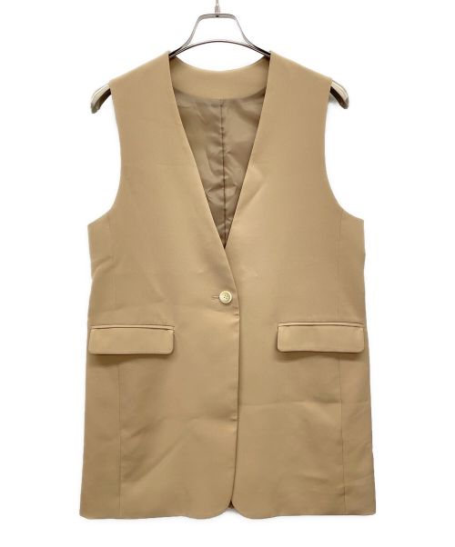 LE CERCLE par rope'（ル セルクル パー ロペ）LE CERCLE par rope' (ル セルクル パー ロペ) リサイクルポリセットアップ ベージュ サイズ:F/Sの古着・服飾アイテム