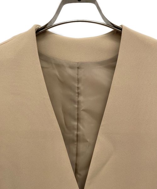 LE CERCLE par rope'（ル セルクル パー ロペ）LE CERCLE par rope' (ル セルクル パー ロペ) リサイクルポリセットアップ ベージュ サイズ:F/Sの古着・服飾アイテム