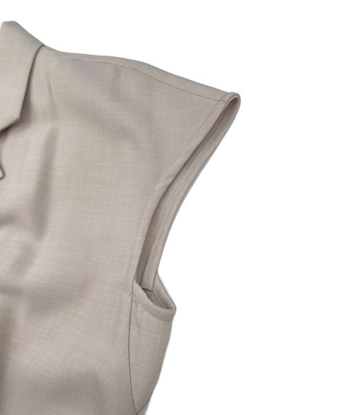 Apuweiser-riche（アプワイザーリッシェ）Apuweiser-riche (アプワイザーリッシェ) バックプリーツ切替ワンピース アイボリー サイズ:2 未使用品の古着・服飾アイテム