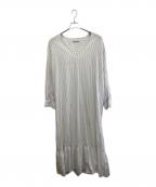 JOURNAL STANDARDジャーナルスタンダード）の古着「ストライプシャツワンピース」｜ホワイト