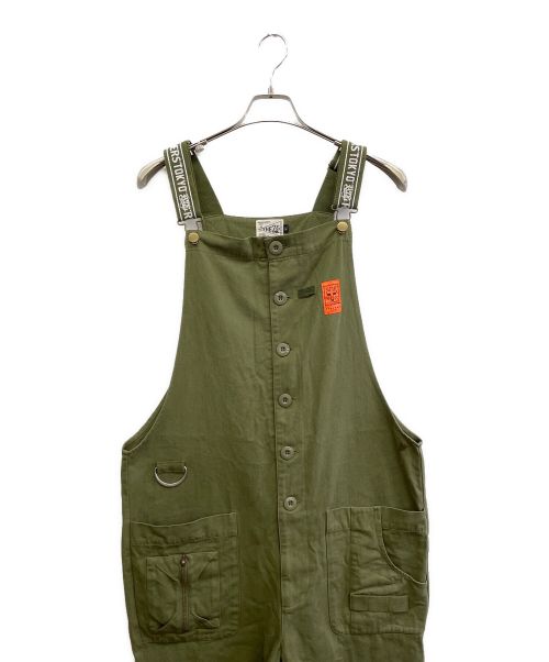 73R（セブンスリーアール）73R (セブンスリーアール) オーバーオール オリーブ サイズ:XLの古着・服飾アイテム