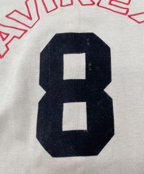 AVIREX（アヴィレックス）AVIREX (アヴィレックス) ベースボールシャツ ブラウン サイズ:XLの古着・服飾アイテム