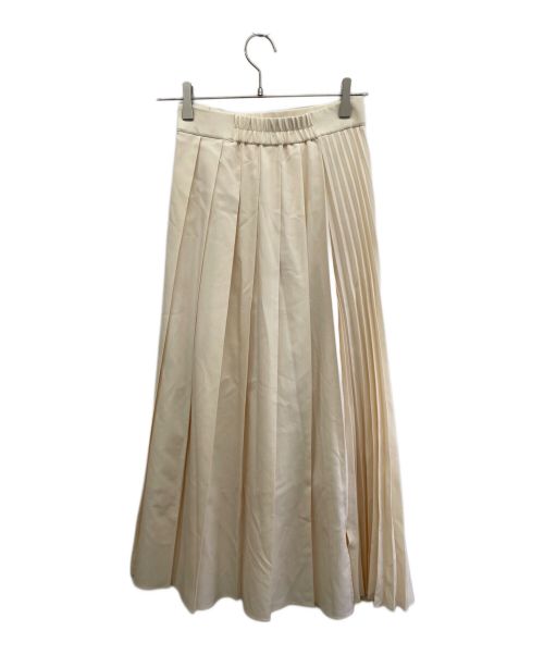 anuans（アニュアンス）anuans (アニュアンス) プリーツスカート ベージュ サイズ:Sの古着・服飾アイテム