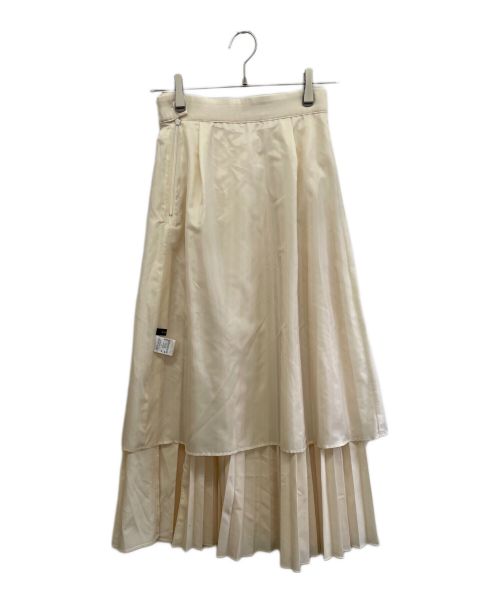 anuans（アニュアンス）anuans (アニュアンス) プリーツスカート ベージュ サイズ:Sの古着・服飾アイテム