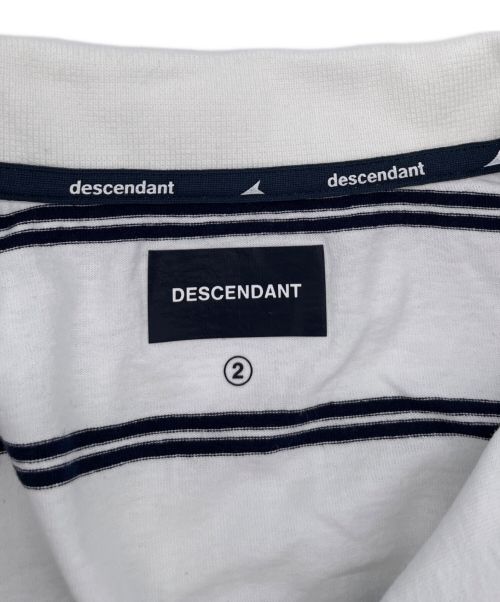DESCENDANT（ディセンダント）DESCENDANT (ディセンダント) ポロシャツ ホワイト サイズ:2の古着・服飾アイテム