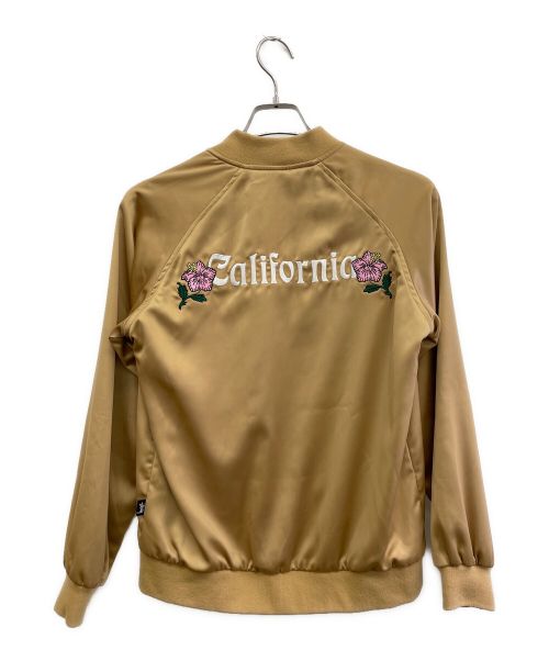 stussy（ステューシー）stussy (ステューシー) スカジャン ベージュ サイズ:Sの古着・服飾アイテム