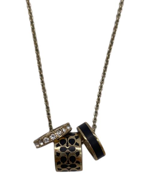 COACH（コーチ）COACH (コーチ) ネックレス 3連リング ゴールドの古着・服飾アイテム